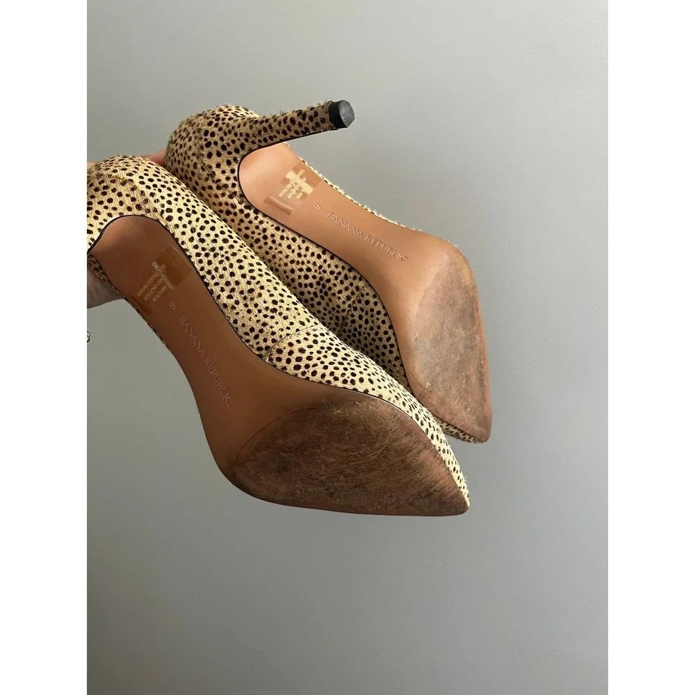 Banana Republic Pointed Toe Stiletto Pumps 6 Madison 12 Hour Office Chic Heels